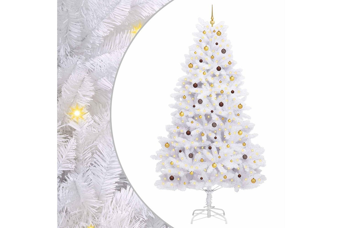 Vidaxl Artificial Christmas Tree 300 Cm Pvc And Steel White