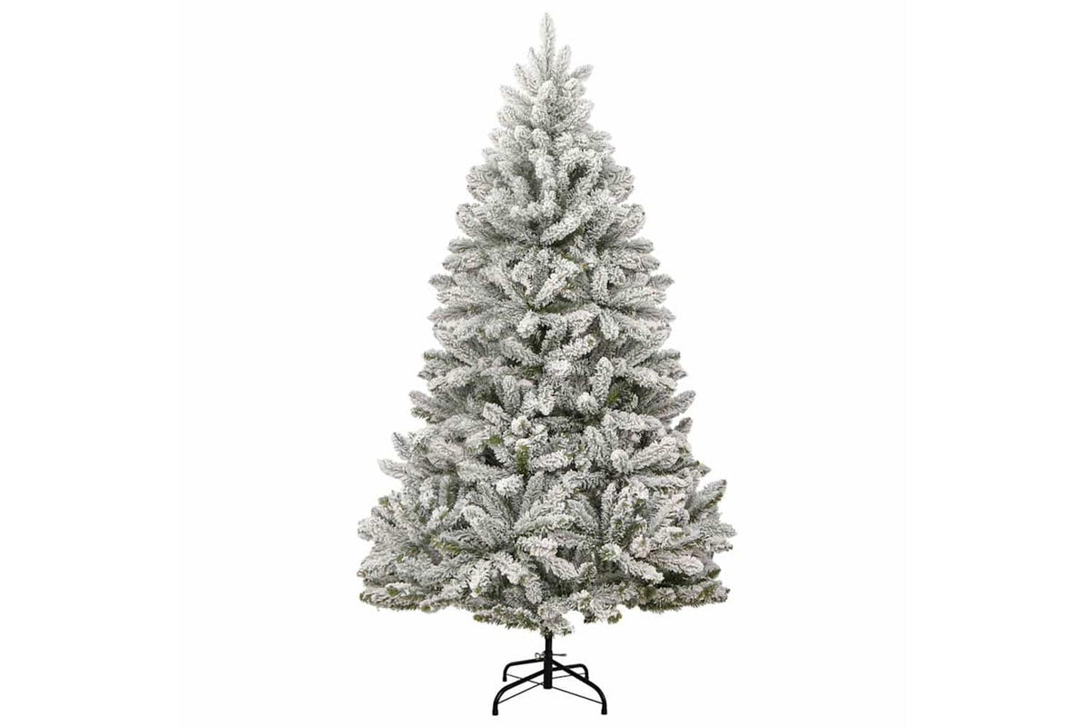 Vidaxl Artificial Hinged Christmas Tree 300 Leds Ball Set 180 Cm-3