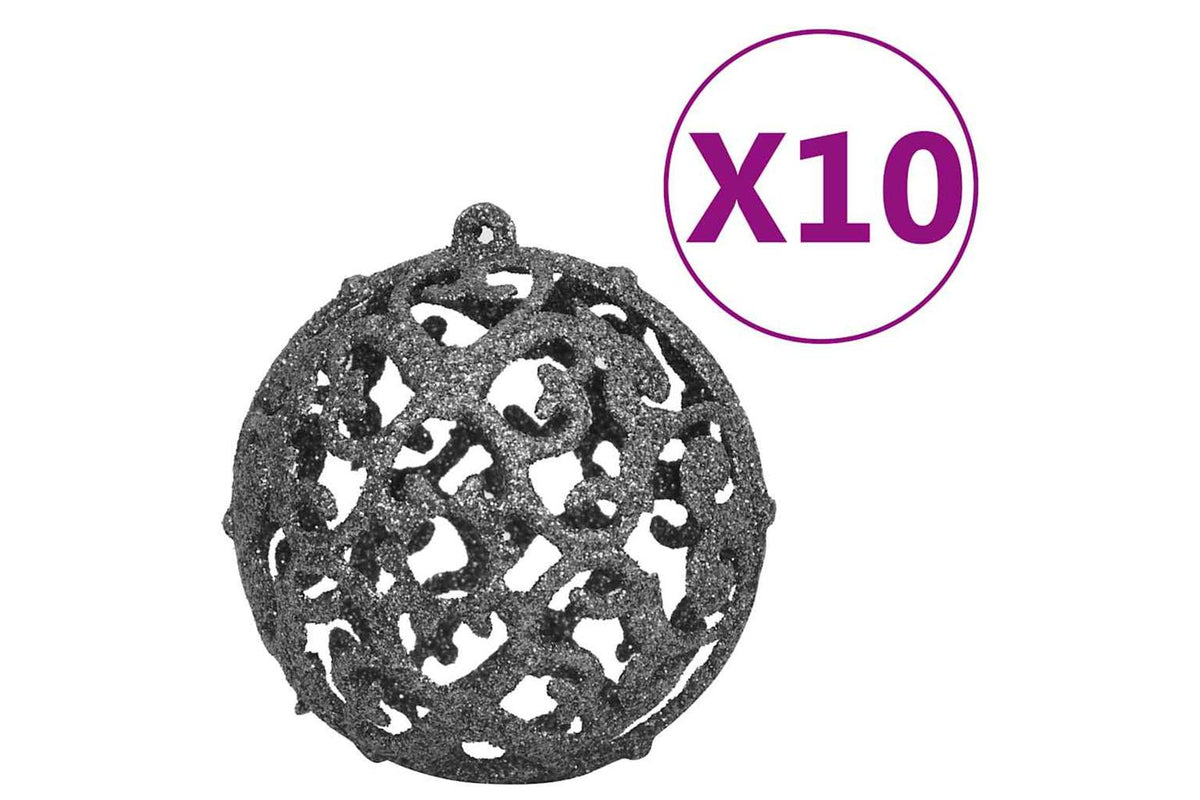 Vidaxl Artificial Hinged Christmas Tree 300 Leds Ball Set 300 Cm-10