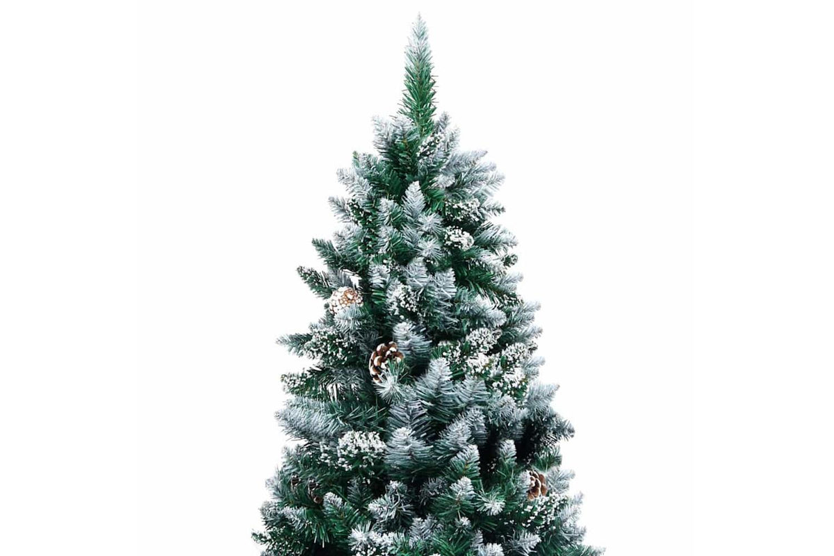 Vidaxl Artificial Christmas Tree With Pinecones And White Snow 240 Cm-2