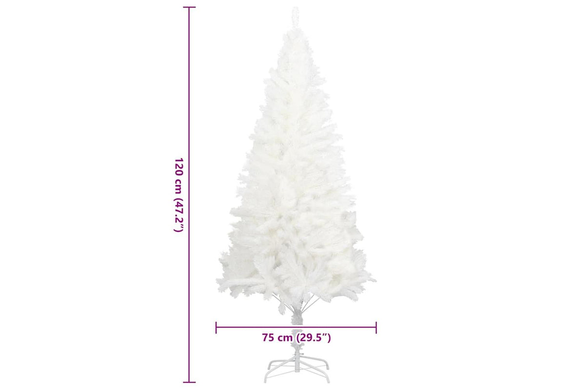 Vidaxl Artificial Christmas Tree Lifelike Needles White 120 Cm-6