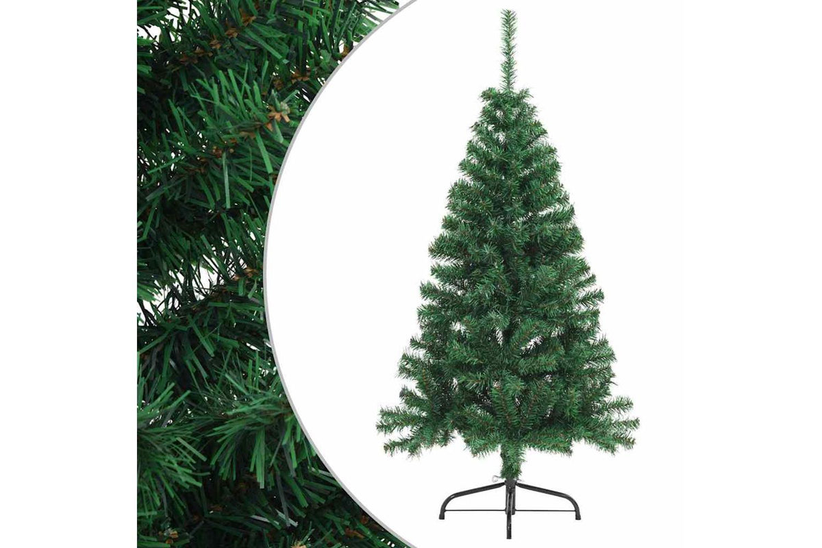 Vidaxl Artificial Half Christmas Tree With Stand Green 150 Cm Pvc