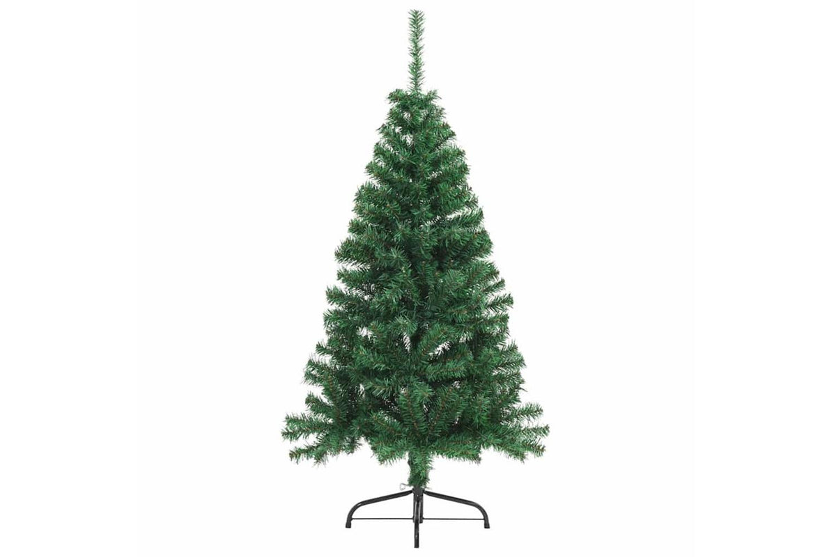 Vidaxl Artificial Half Christmas Tree With Stand Green 150 Cm Pvc-4
