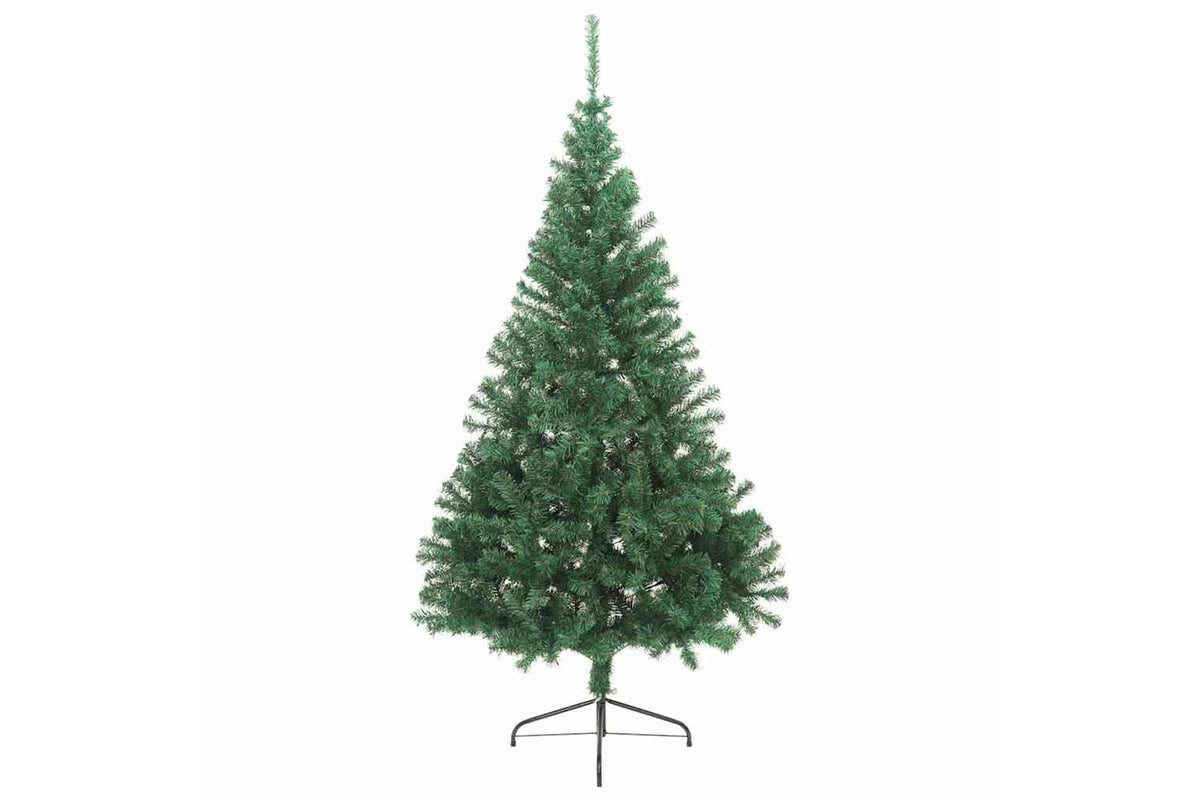 Vidaxl Artificial Half Christmas Tree With Stand Green 210 Cm Pvc-4