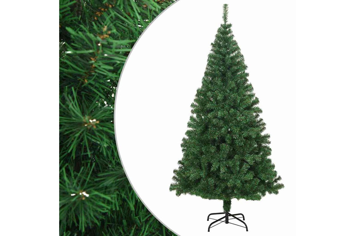 Vidaxl Artificial Christmas Tree With Thick Branches Green 210 Cm Pvc