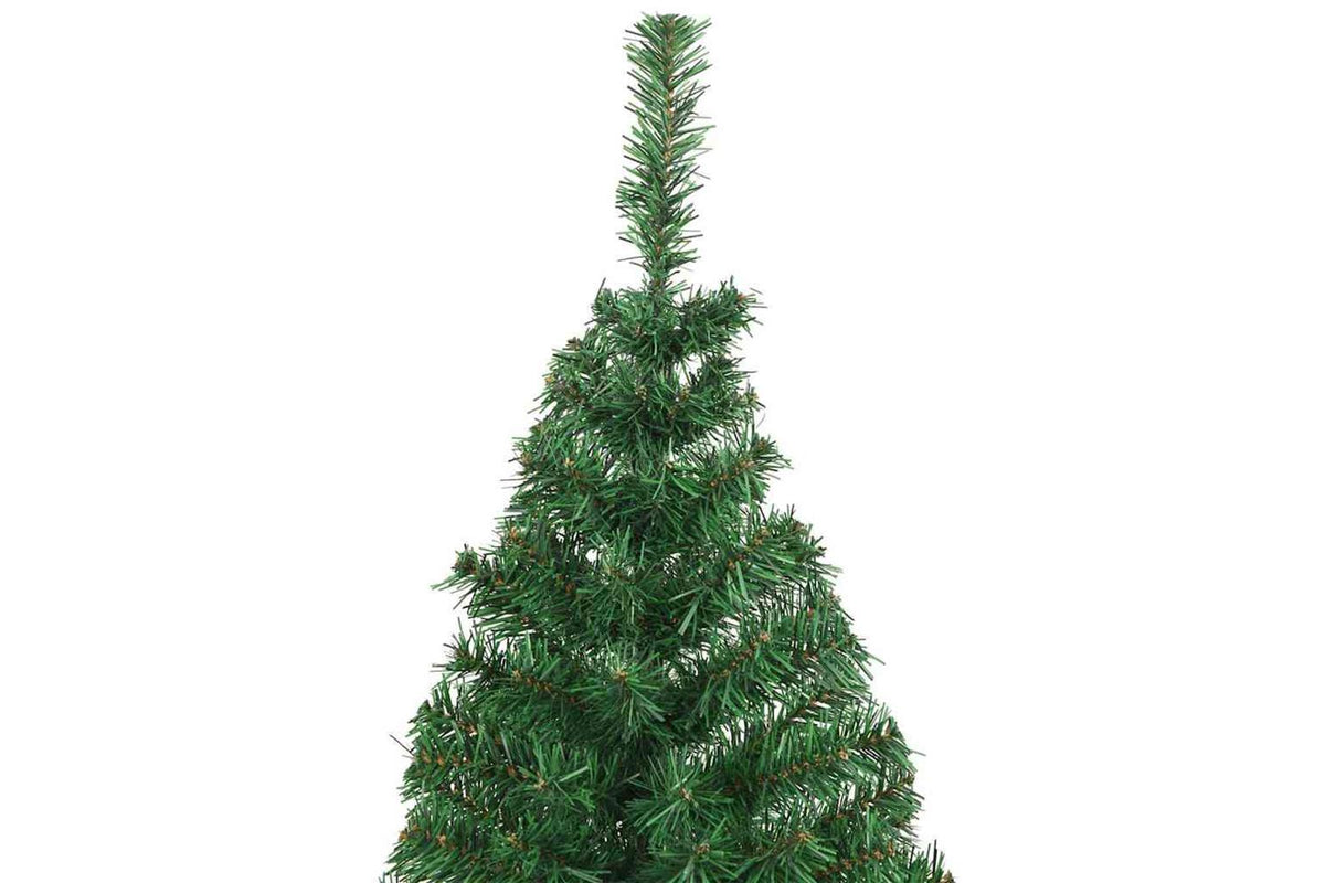 Vidaxl Artificial Christmas Tree With Thick Branches Green 210 Cm Pvc-3