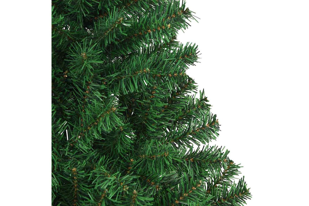 Vidaxl Artificial Christmas Tree With Thick Branches Green 210 Cm Pvc-4