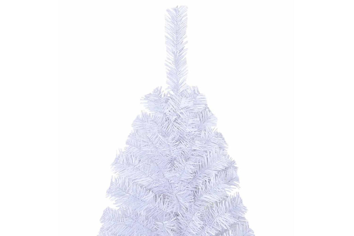 Vidaxl Artificial Christmas Tree With Thick Branches White 150 Cm Pvc-4