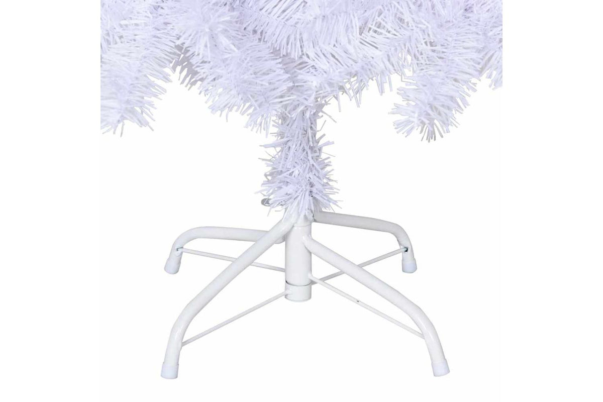 Vidaxl Artificial Christmas Tree With Thick Branches White 150 Cm Pvc-6