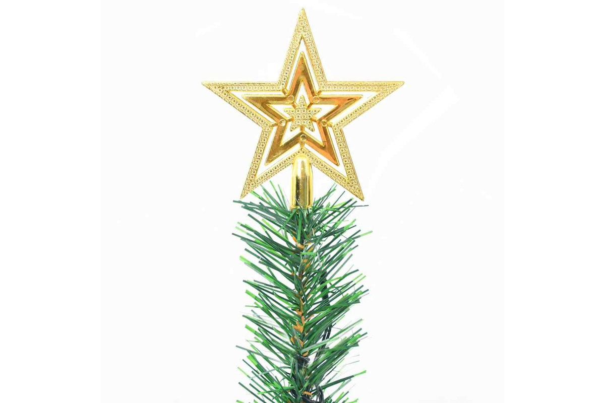 Vidaxl Artificial Pre-lit Christmas Tree With Baubles Green 64 Cm-6