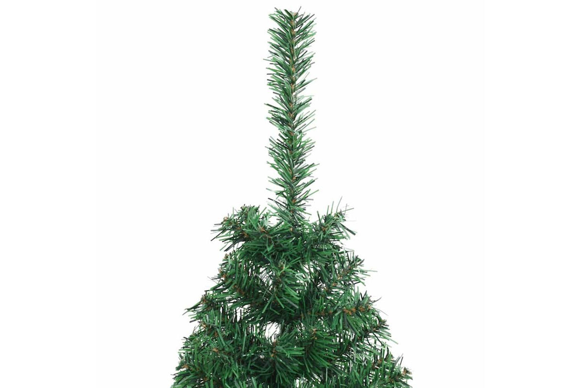 Vidaxl Artificial Half Christmas Tree With Stand Green 120 Cm Pvc-6