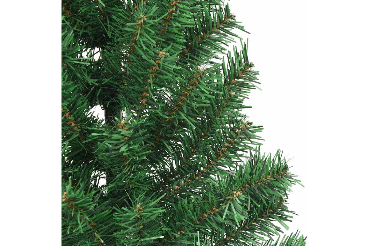 Vidaxl Artificial Half Christmas Tree With Stand Green 240 Cm Pvc-7