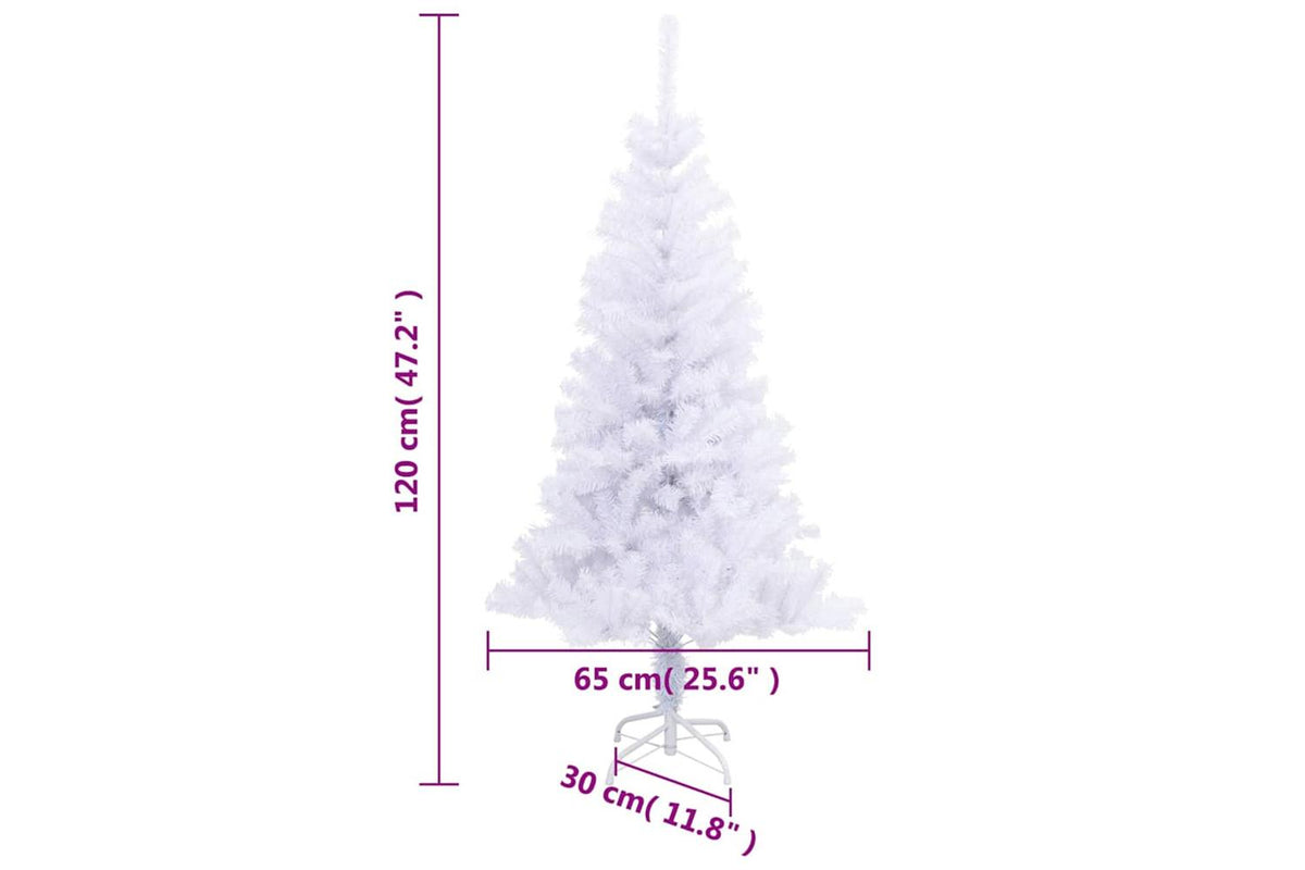 Vidaxl Artificial Christmas Tree With Stand 120 Cm 230 Branches-7