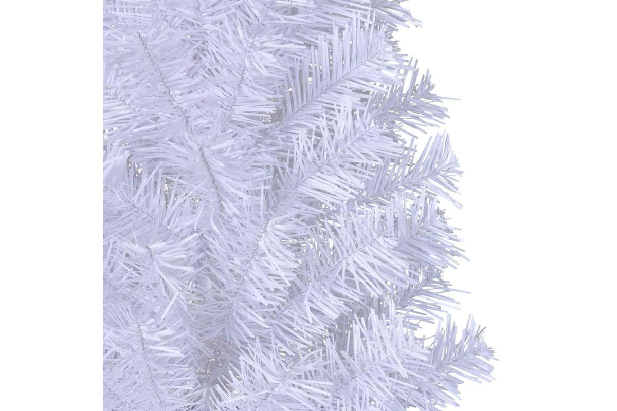 Vidaxl Artificial Christmas Tree With Thick Branches White 120 Cm Pvc-5