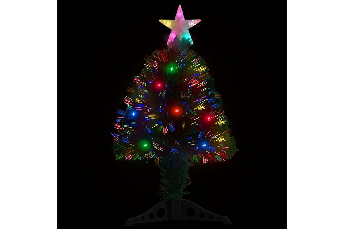 Vidaxl Pre-lit Christmas Tree With Standled 64 Cm Fibre Optic-3
