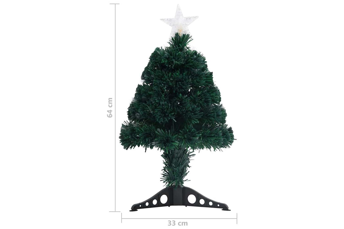 Vidaxl Pre-lit Christmas Tree With Standled 64 Cm Fibre Optic-8