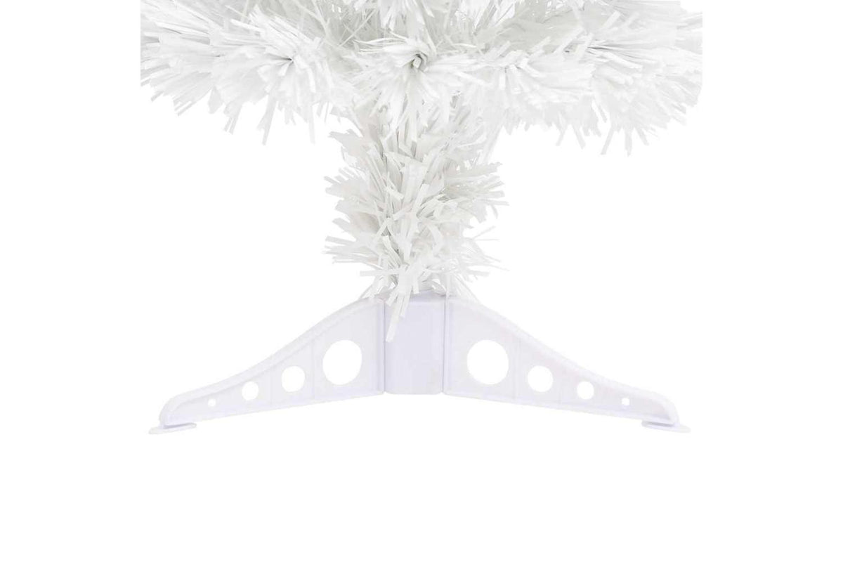 Vidaxl Artificial Pre-lit Christmas Tree White 64 Cm Fibre Optic-9