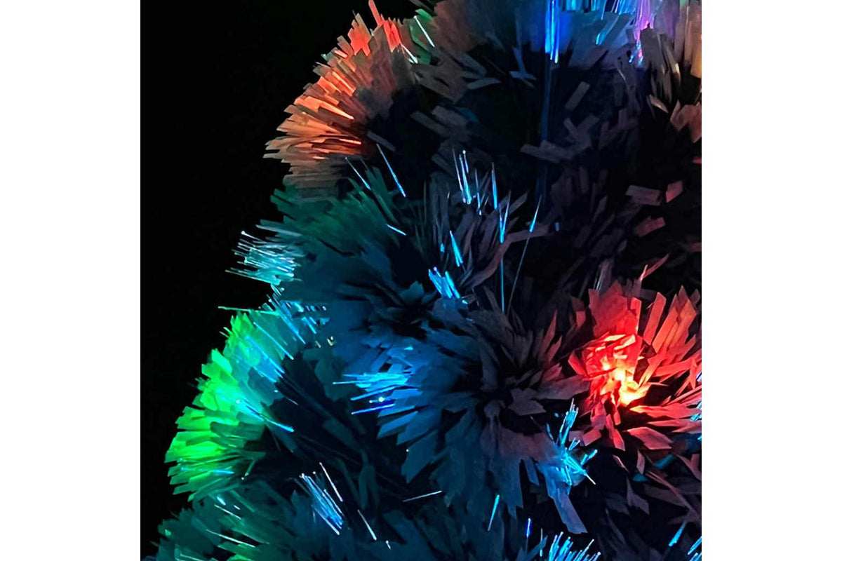 Vidaxl Artificial Pre-lit Christmas Tree Whiteblue 64 Cm Fibre Optic-4