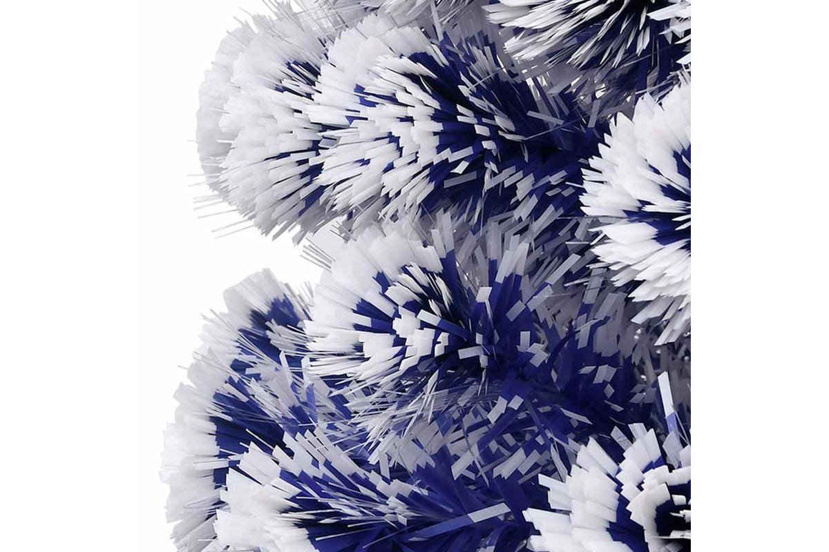 Vidaxl Artificial Pre-lit Christmas Tree Whiteblue 64 Cm Fibre Optic-6