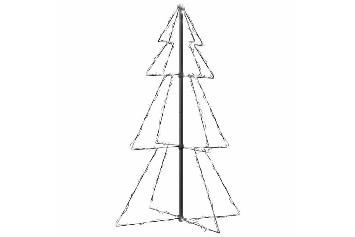 Vidaxl Christmas Cone Tree 160 Leds Indoor And Outdoor 78x120 Cm