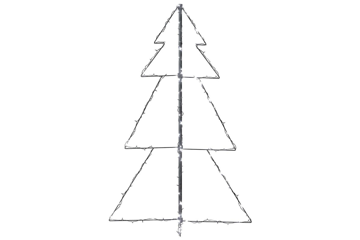 Vidaxl Christmas Cone Tree 160 Leds Indoor And Outdoor 78x120 Cm-5