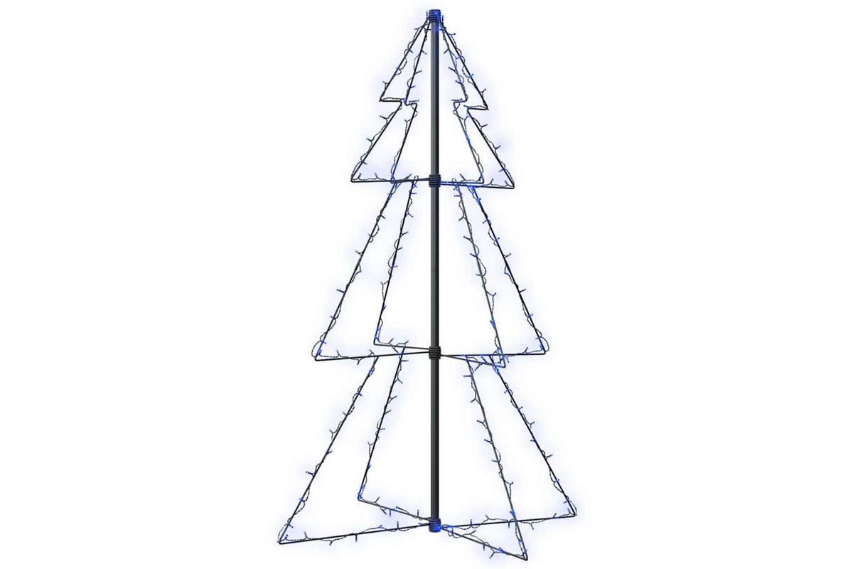 Vidaxl Christmas Cone Tree 160 Leds Indoor And Outdoor 78x120 Cm