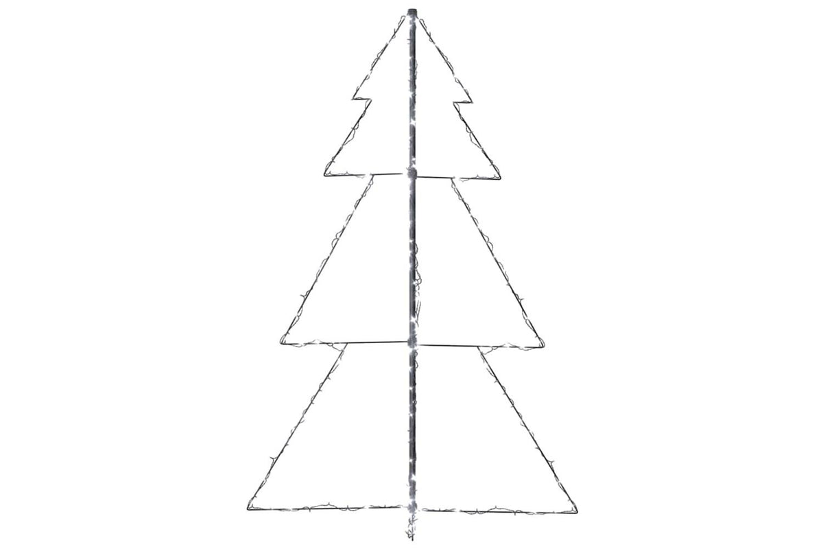 Vidaxl Christmas Cone Tree 200 Leds Indoor And Outdoor 98x150 Cm-5
