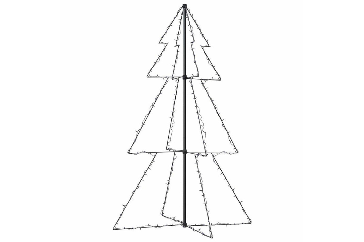 Vidaxl Christmas Cone Tree 200 Leds Indoor And Outdoor 98x150 Cm-4