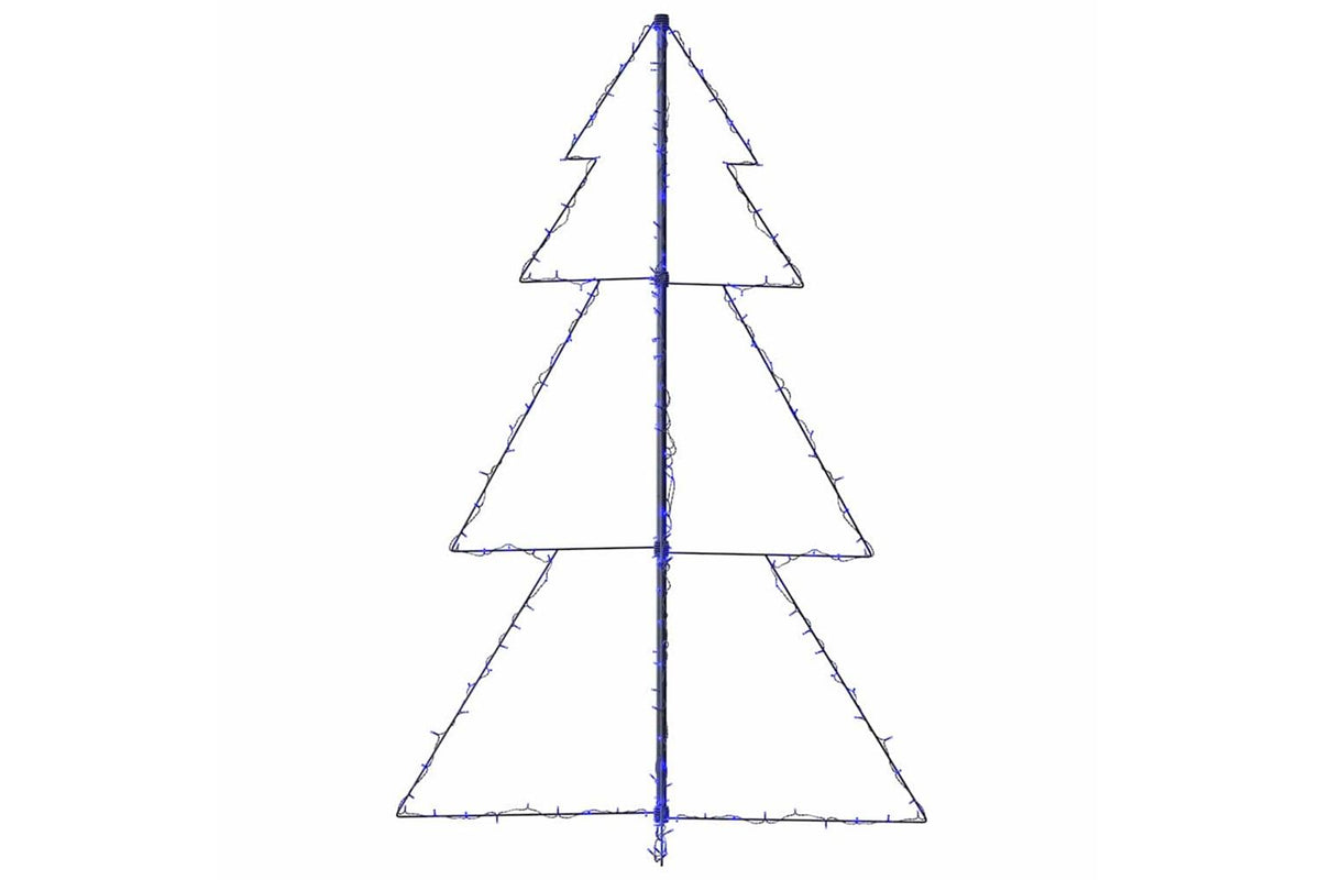 Vidaxl Christmas Cone Tree 200 Leds Indoor And Outdoor 98x150 Cm-5