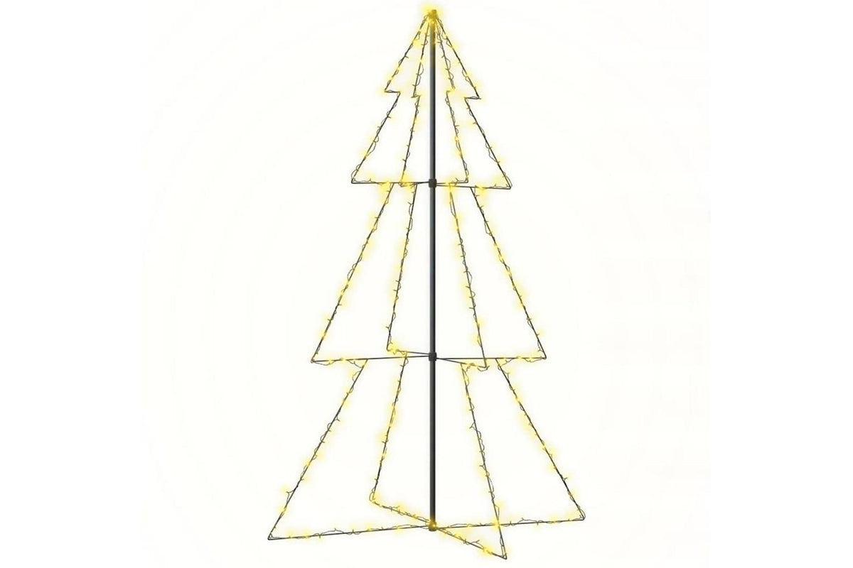 Vidaxl Christmas Cone Tree 240 Leds Indoor And Outdoor 118x180 Cm-2
