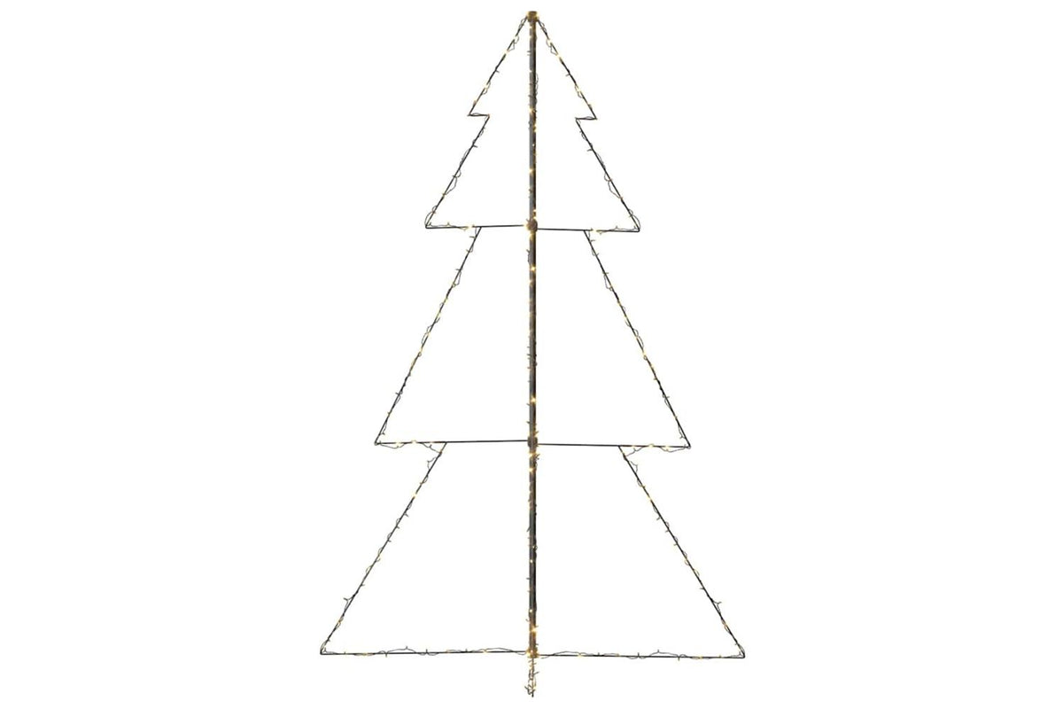 Vidaxl Christmas Cone Tree 240 Leds Indoor And Outdoor 118x180 Cm-5