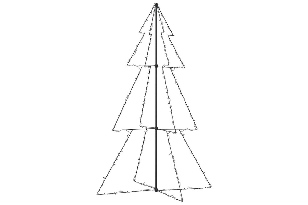 Vidaxl Christmas Cone Tree 240 Leds Indoor And Outdoor 118x180 Cm-4