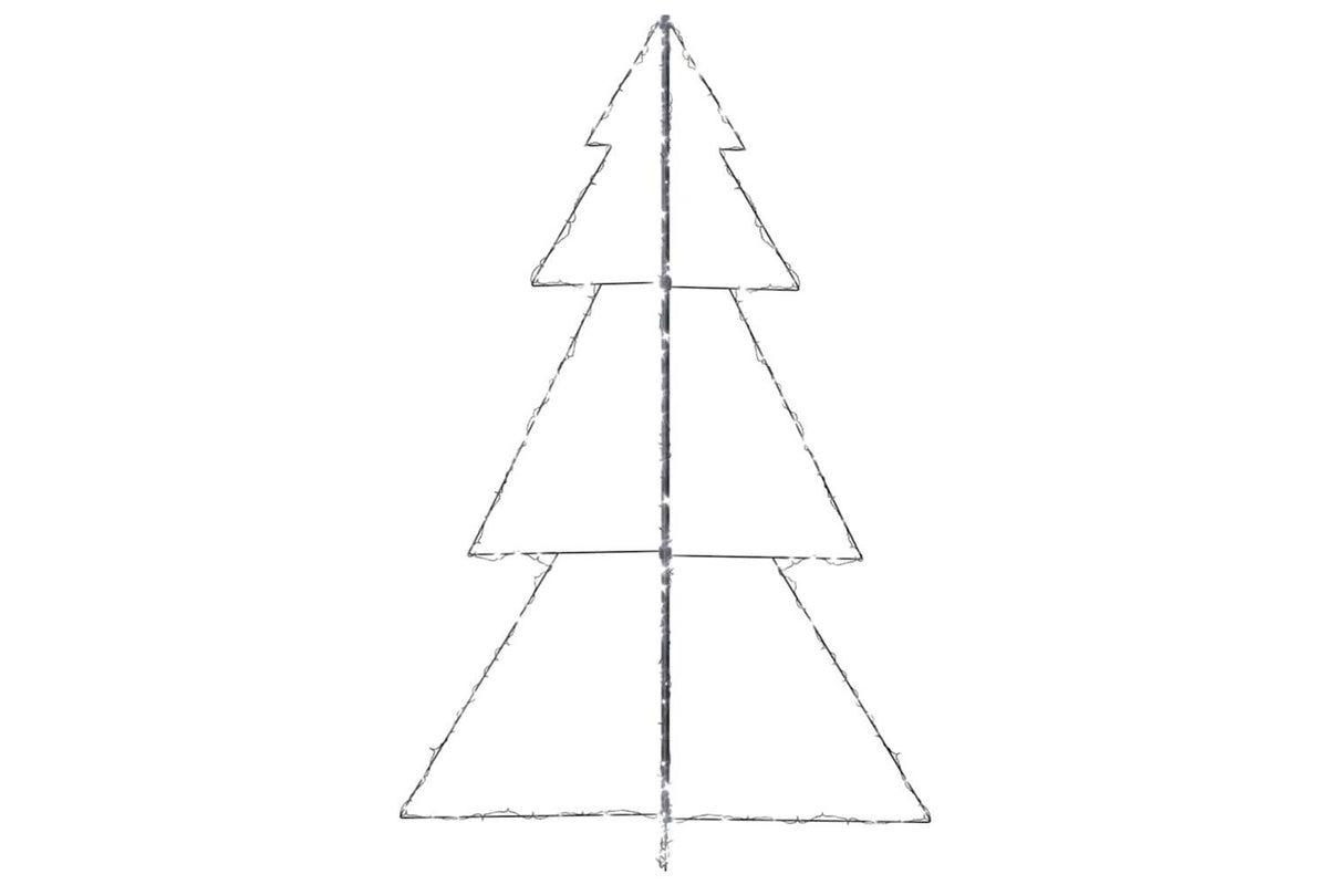 Vidaxl Christmas Cone Tree 240 Leds Indoor And Outdoor 118x180 Cm-5