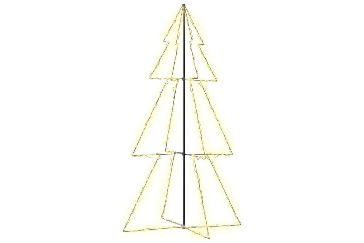 Vidaxl Christmas Cone Tree 300 Leds Indoor And Outdoor 120x220 Cm