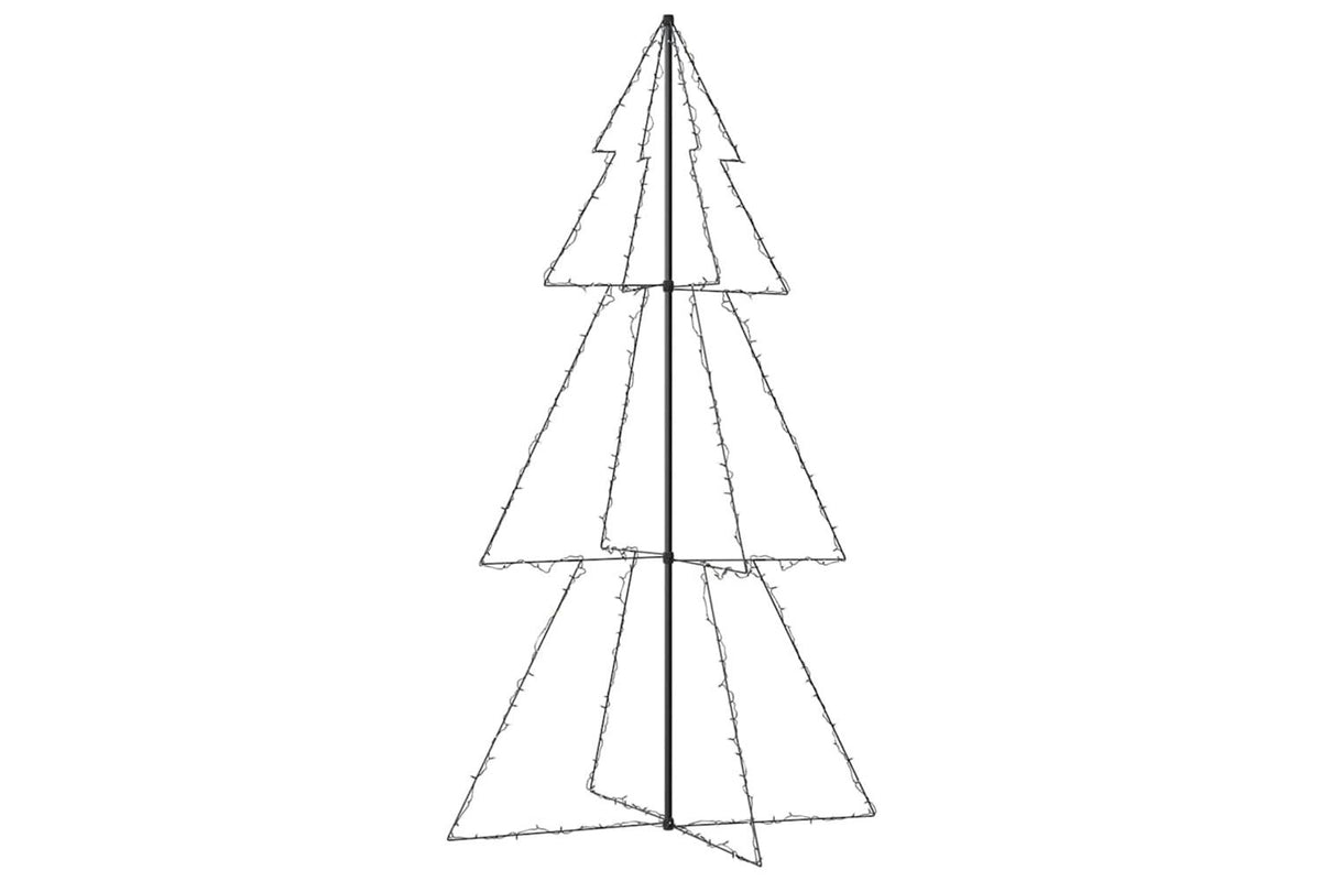 Vidaxl Christmas Cone Tree 300 Leds Indoor And Outdoor 120x220 Cm-4