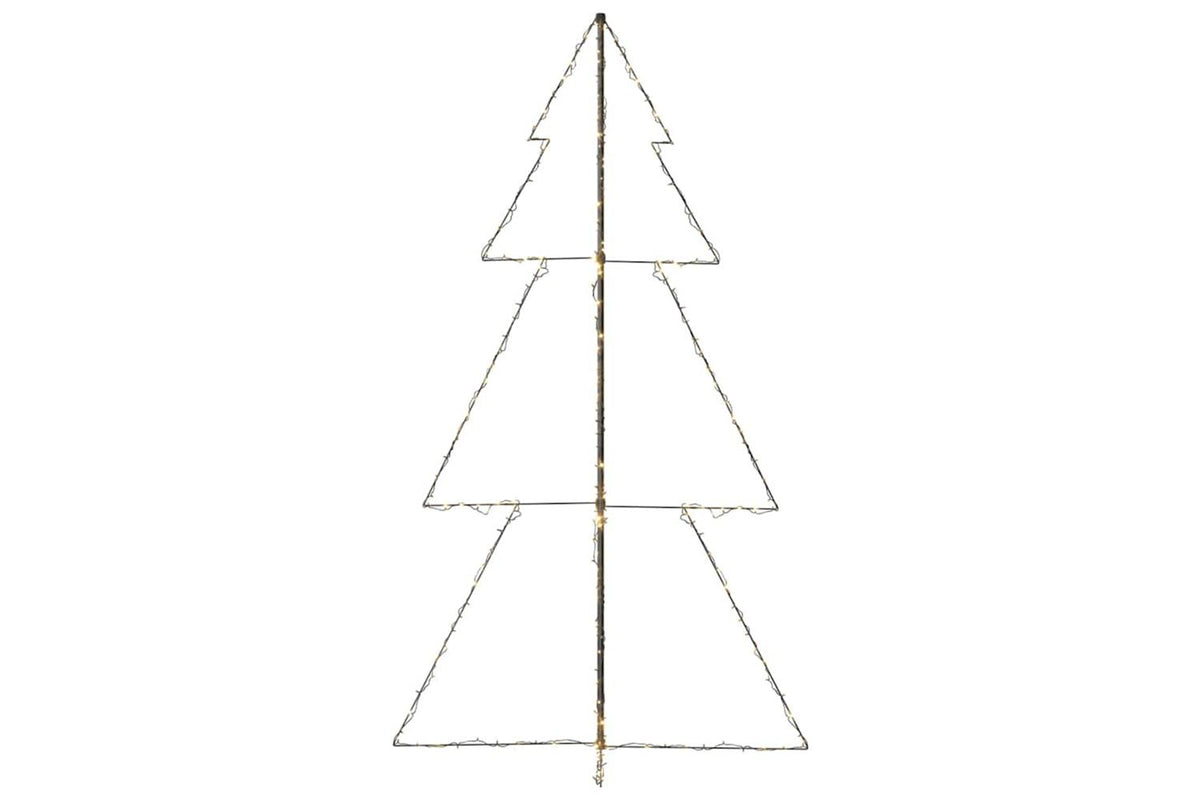 Vidaxl Christmas Cone Tree 300 Leds Indoor And Outdoor 120x220 Cm-5