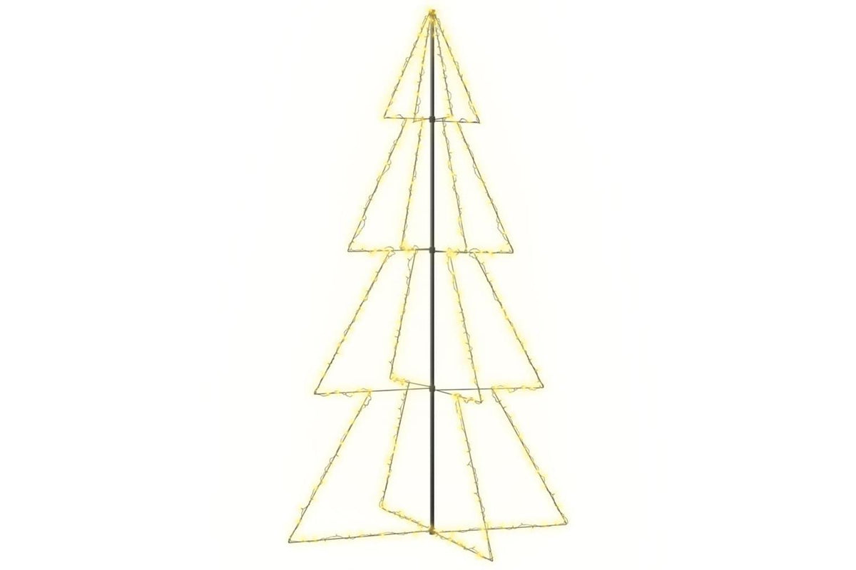 Vidaxl Christmas Cone Tree 360 Leds Indoor And Outdoor 143x250 Cm-2