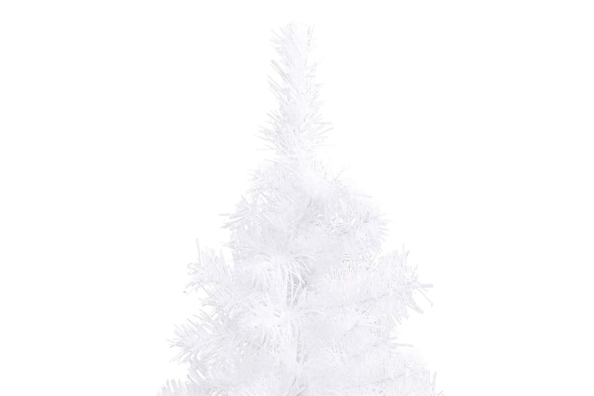 Vidaxl Corner Artificial Christmas Tree White 240 Cm Pvc-6