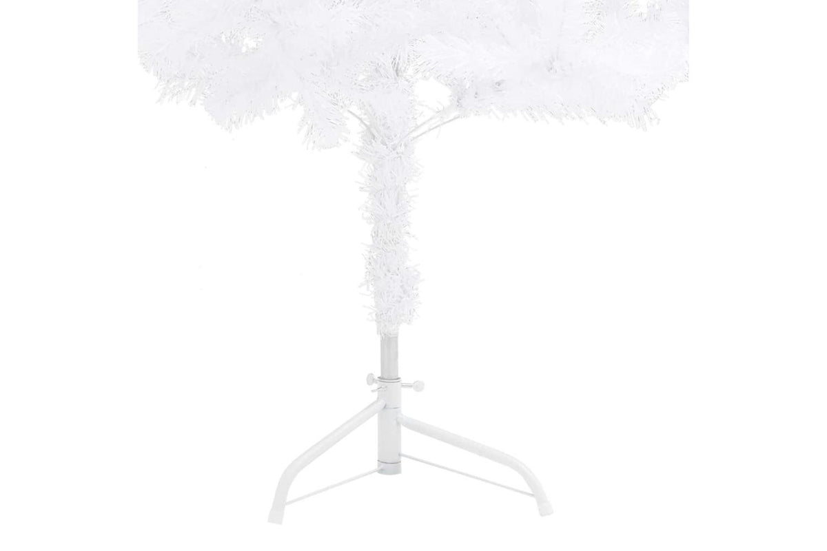 Vidaxl Corner Artificial Christmas Tree White 240 Cm Pvc-7
