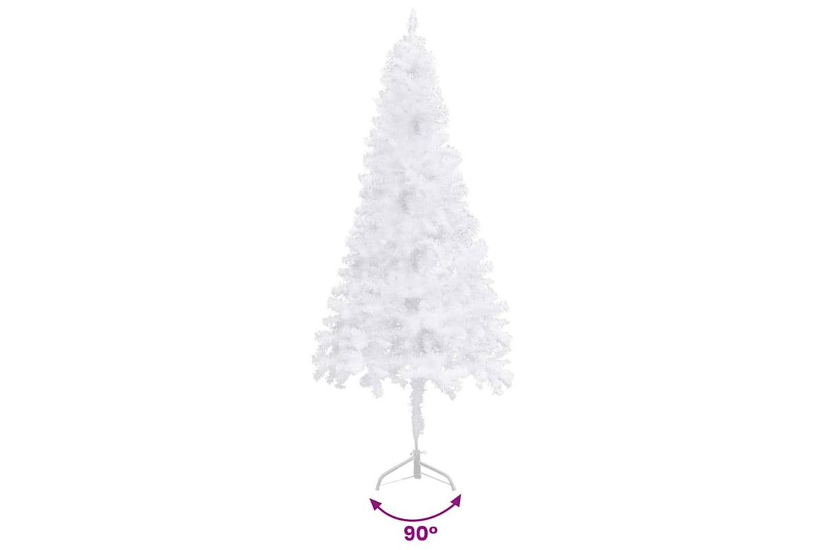 Vidaxl Corner Artificial Christmas Tree White 240 Cm Pvc-8