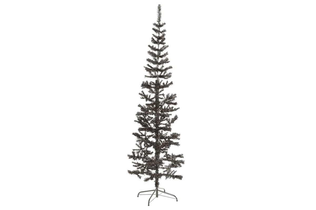 Vidaxl Slim Christmas Tree Black 210 Cm-2