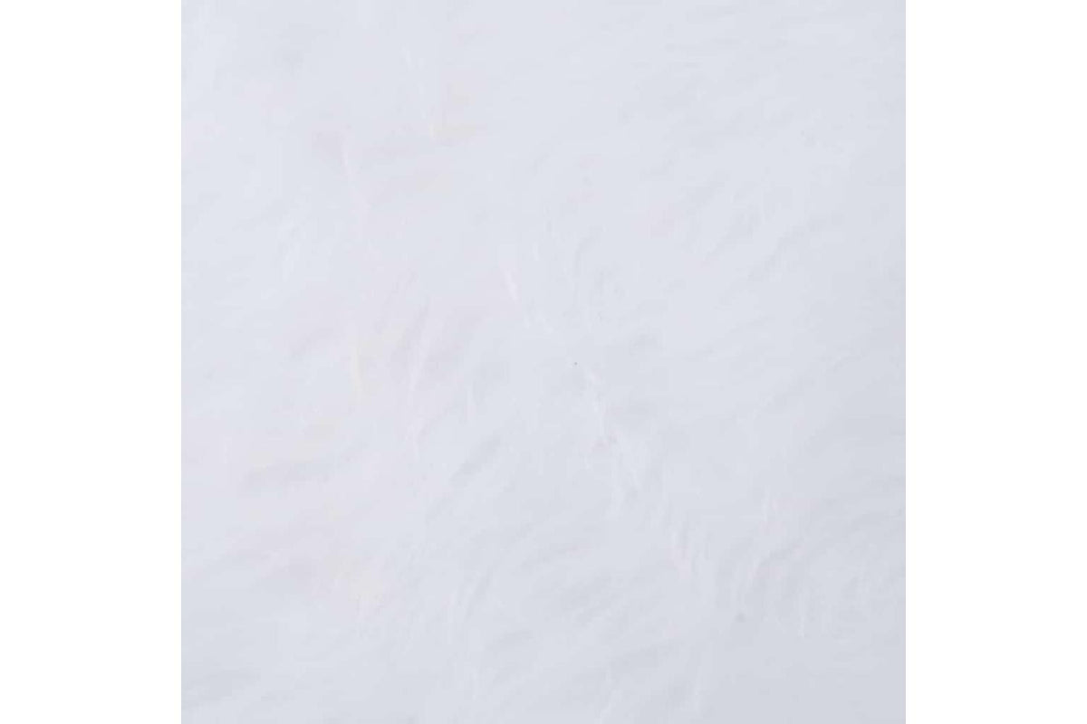 Vidaxl Christmas Tree Skirt White 122 Cm Faux Fur-5
