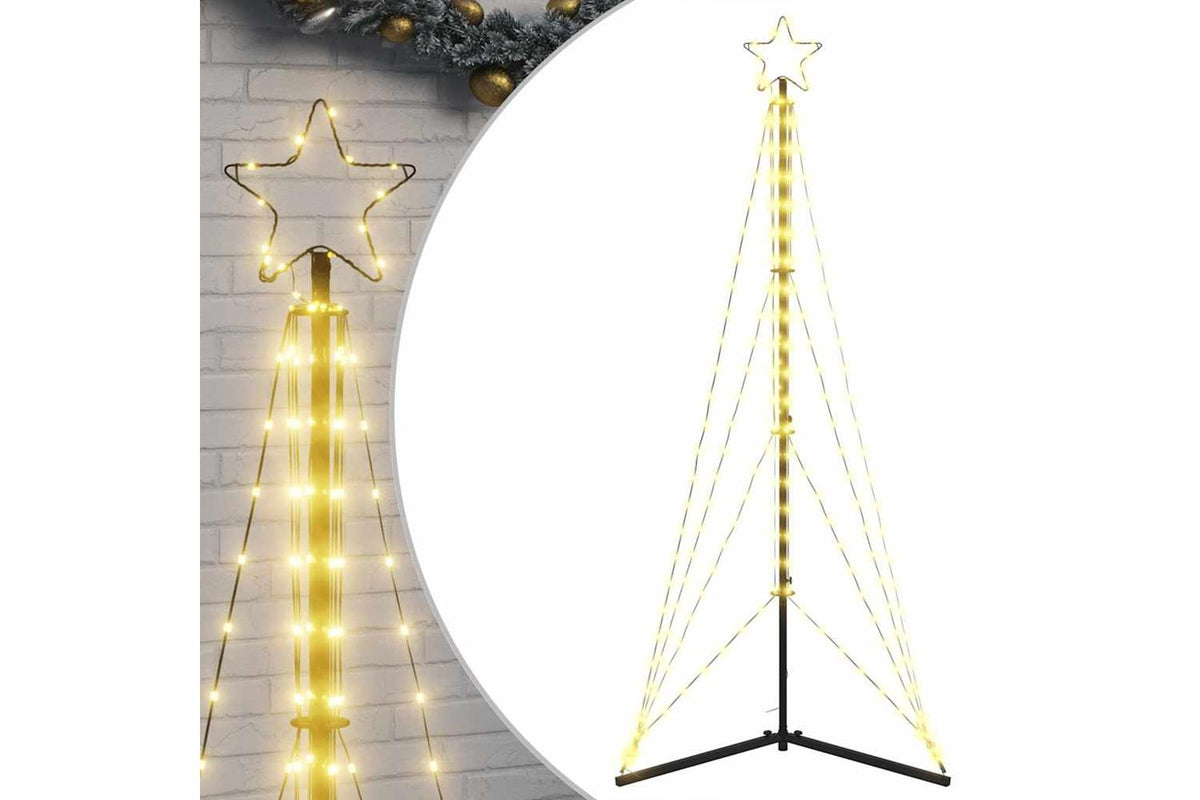 Vidaxl Led Christmas Tree 363 Leds Warm White 182 Cm-2