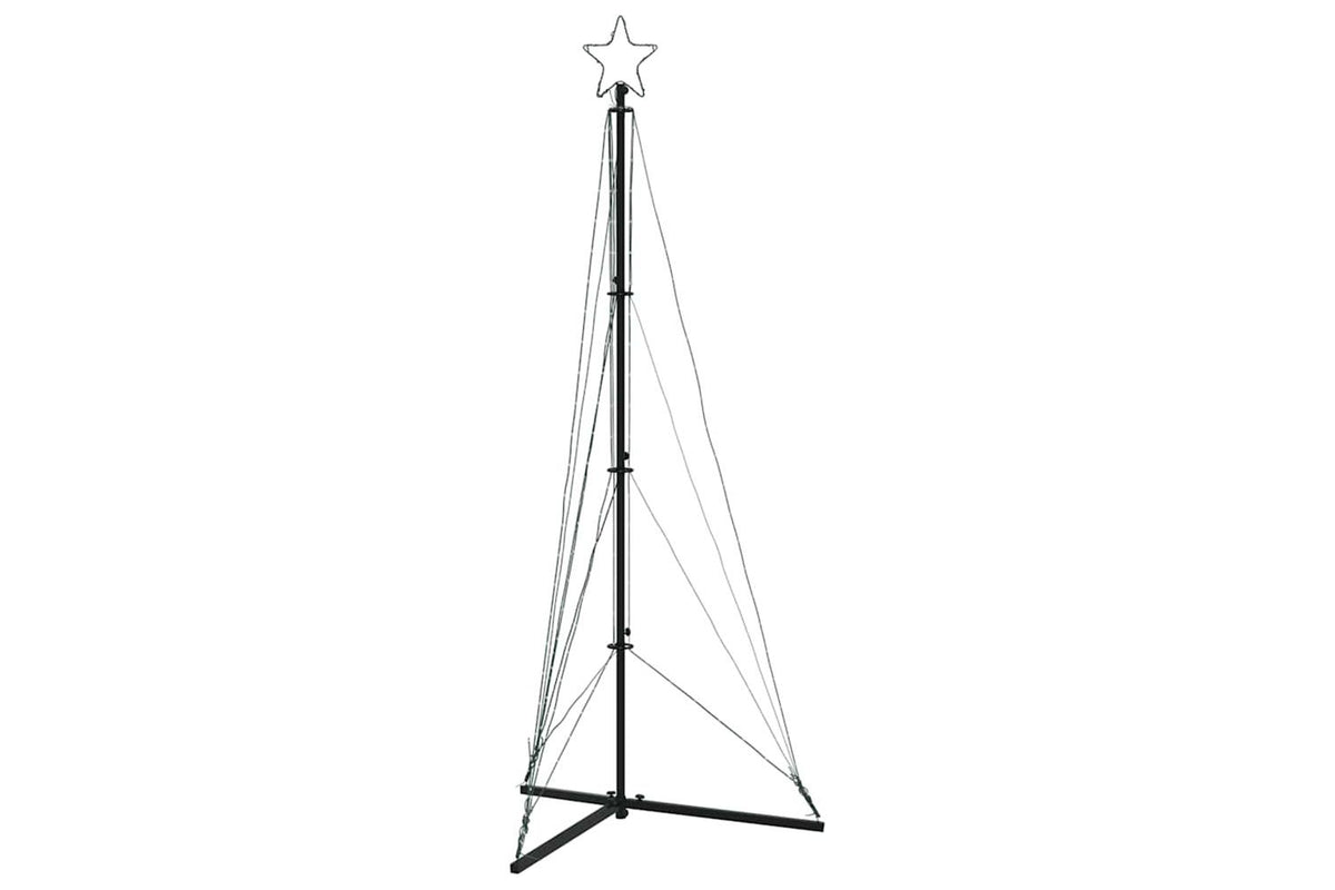 Vidaxl Led Christmas Tree 363 Leds Warm White 182 Cm-4
