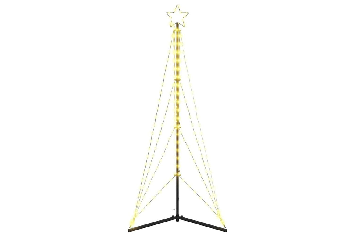Vidaxl Led Christmas Tree 363 Leds Warm White 182 Cm-6