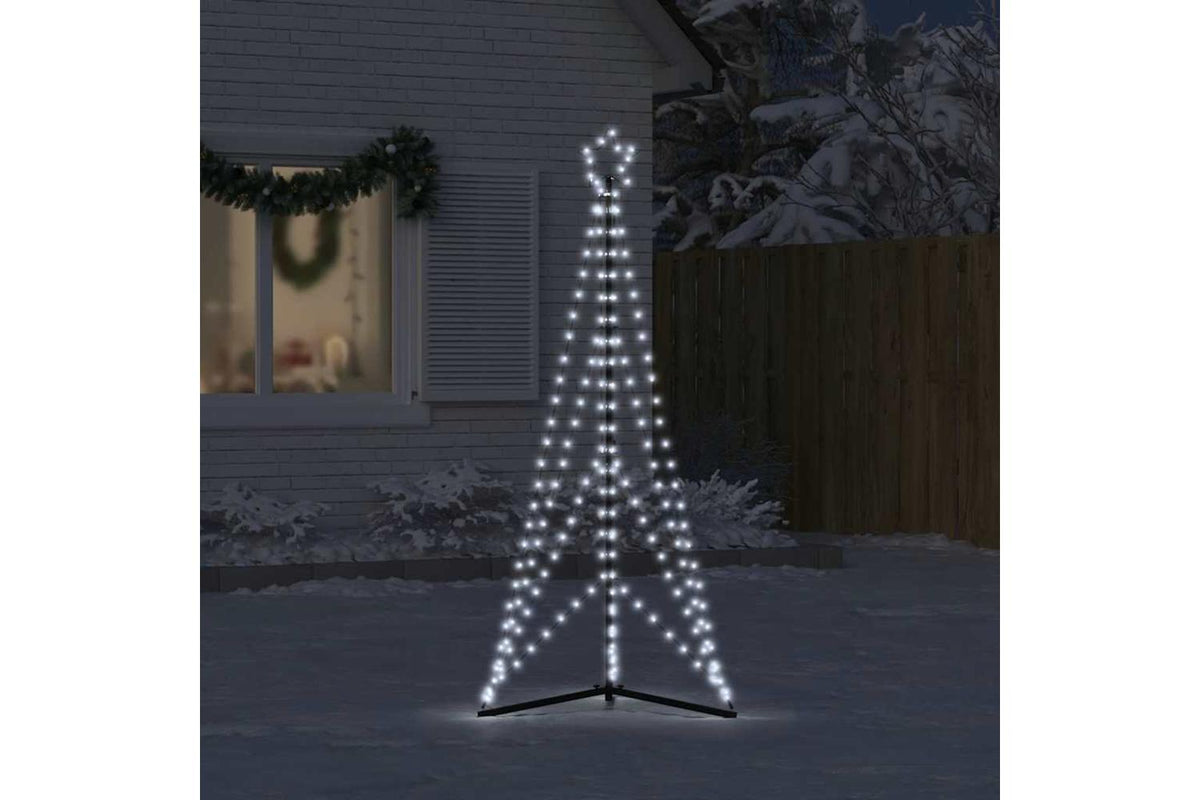 Vidaxl Led Christmas Tree 363 Leds Cold White 182 Cm-3
