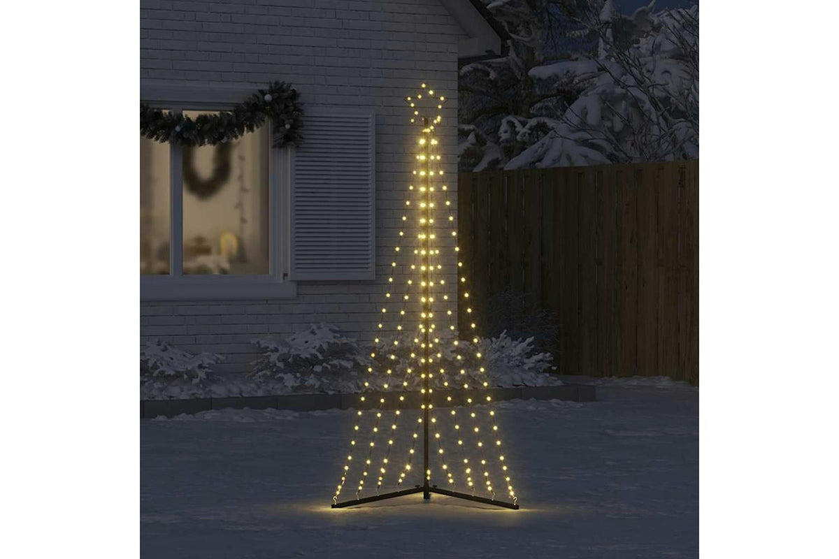 Vidaxl Led Christmas Tree 339 Leds Warm White 182 Cm-3