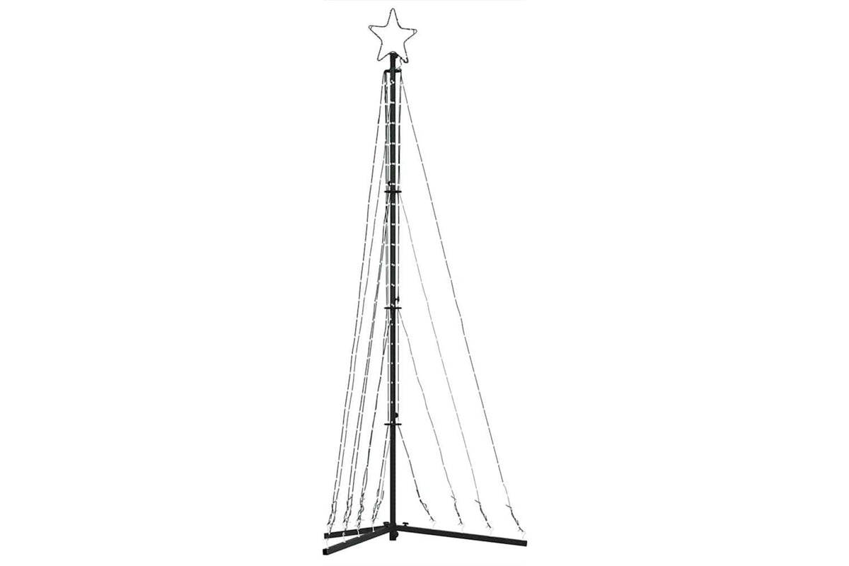 Vidaxl Led Christmas Tree 339 Leds Cold White 182 Cm-4
