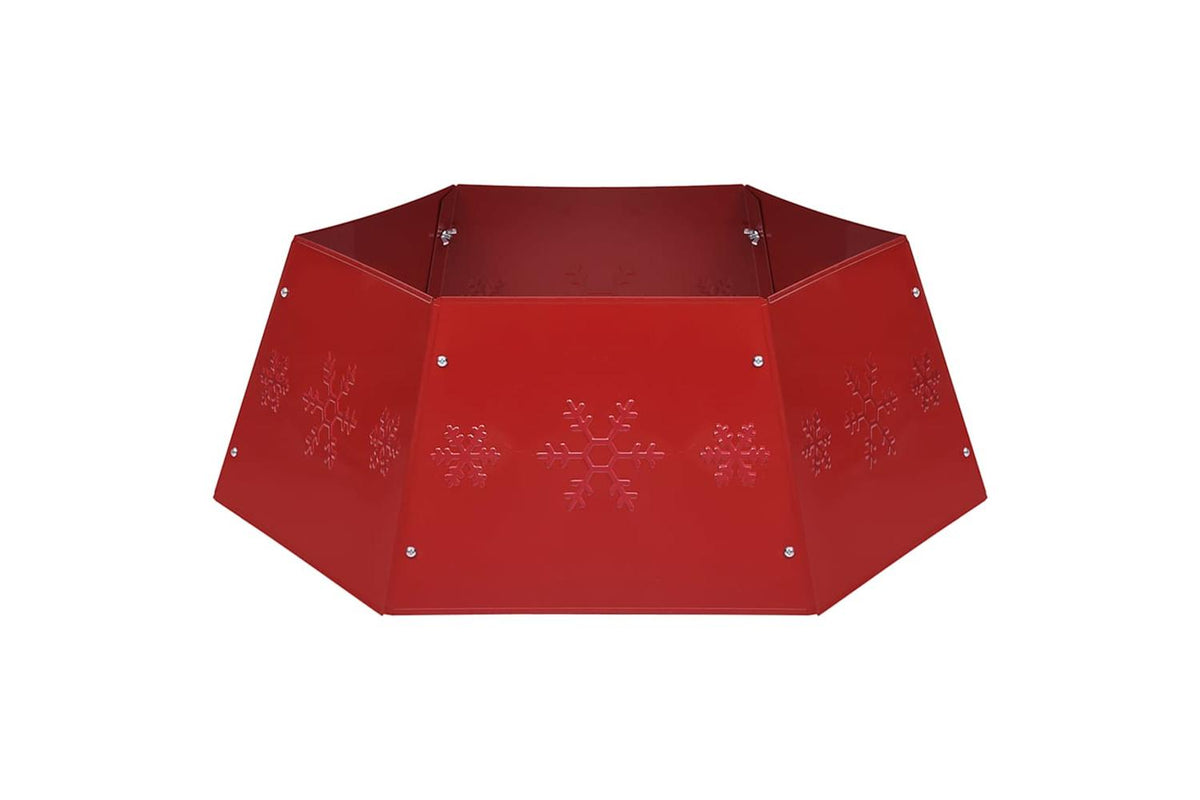 Vidaxl Christmas Tree Skirt Red 68x25 Cm-2
