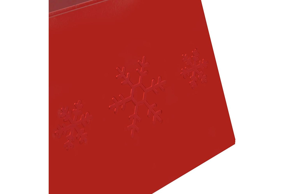 Vidaxl Christmas Tree Skirt Red 68x25 Cm-6